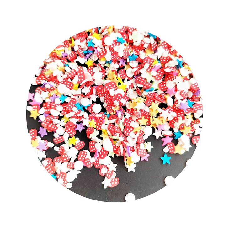 Mushroom And Star Polymer Clay